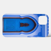 ブルーモロッコドア Case-Mate iPhoneケース (裏面 (横))