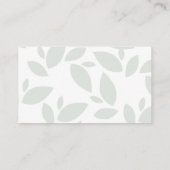 ブルーモンキーおむつラッフルチケット エンクロージャーカード (裏面)