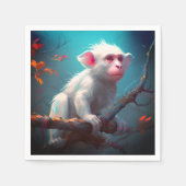 ブルーモンキー スタンダードカクテルナプキン (正面)