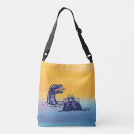 ブルーモンスターカニTシャツ クロスボディバッグ