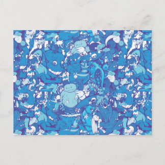 ブルーモンスターズ ポストカード