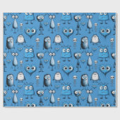 ブルーモンスターズ ラッピングペーパー (フラット)