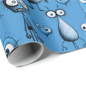 ブルーモンスターズ ラッピングペーパー (ロールコーナー)