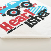 ブルーモンスタートラックハート破砕機バレンタイン シェルパブランケット (3/4)