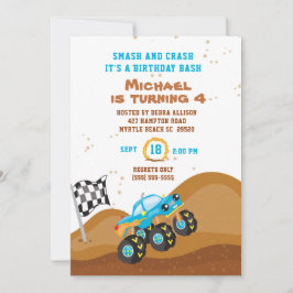 ブルーモンスタートラック4thバースデーレース 招待状