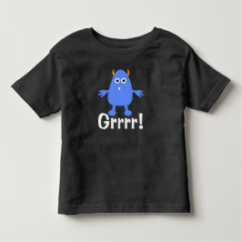 ブルーモンスター - 幼児用ファインジェアリーTシャツ トドラーTシャツ