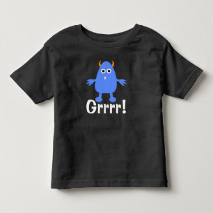 ブルーモンスター - 幼児用ファインジェアリーTシャツ トドラーTシャツ