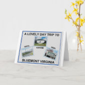 ブルーモンバージニア カード (黄色い花)