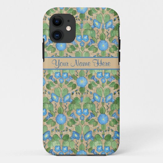 ブルーモーニングかわいらしグローリーIphone Xtreme 5/5sケース Case-Mate iPhoneケース (裏面)