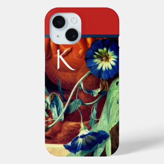 ブルーモーニンググロリズフローラモノグラム Case-Mate iPhoneケース (裏面)
