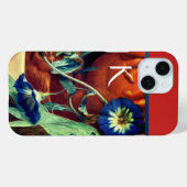 ブルーモーニンググロリズフローラモノグラム Case-Mate iPhoneケース (裏面 (横))