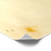 ブルーモーニンググローリーつる植物1840 ポスター (角)