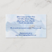 ブルーモーニンググローリーアンド（昆虫）マルハナバチ 名刺 (正面)