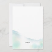 ブルーモーニンググローリー招待状 招待状 (裏面)