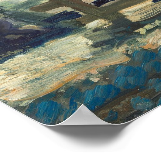 ブルーモーニング – ジョージ・ベローズファインアートポスター ポスター (角)