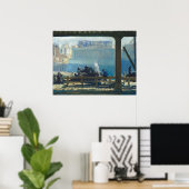 ブルーモーニング – ジョージ・ベローズファインアートポスター ポスター (ホームオフィス)