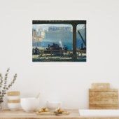 ブルーモーニング – ジョージ・ベローズファインアートポスター ポスター (キッチン)