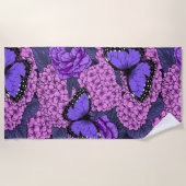 ブルーモーフォガーデン2 ビーチタオル (正面)