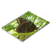 ブルーモーフォバタフライ自然撮影 ノートブック (左側)