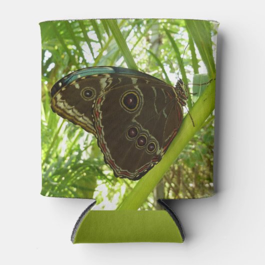 ブルーモーフォバタフライ自然撮影 缶クーラー (正面)