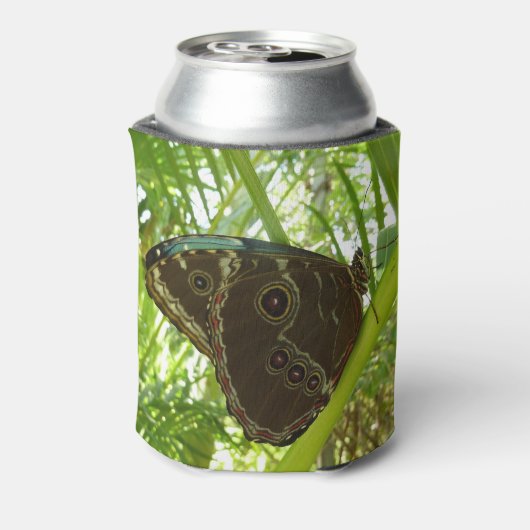 ブルーモーフォバタフライ自然撮影 缶クーラー (缶裏面)