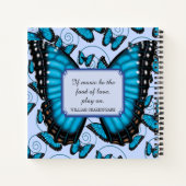 ブルーモーフォバタフライ2レシピ ノートブック (裏面)