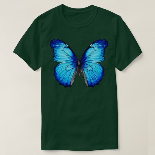 ブルーモーフォバタフライ36 Tシャツ (デザイン正面)