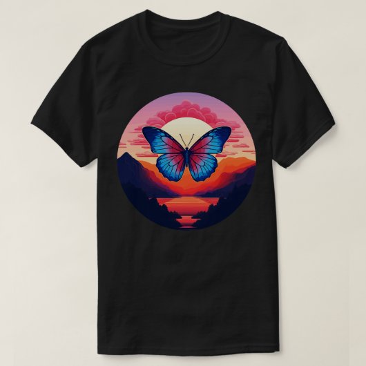 ブルーモーフォバタフライ8 Tシャツ (デザイン正面)