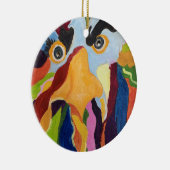 ブルーモーリス怒ルスターオーナメント セラミックオーナメント (右)