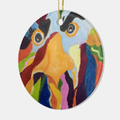 ブルーモーリス怒ルスターオーナメント セラミックオーナメント (左)