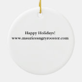 ブルーモーリス怒ルスターオーナメント セラミックオーナメント (裏面)