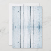 ブルーモ素朴ノグラムセーブ・ザ・デート案内 案内状 (裏面)