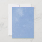 ブルーユニコーンブライダルシャワー招待状 招待状 (裏面)