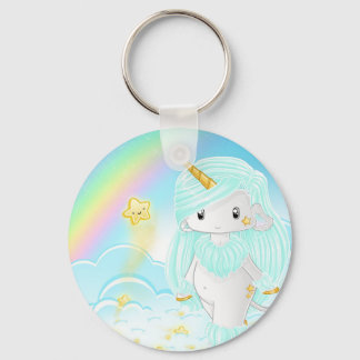 ブルーユニコーンポー キーホルダー