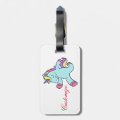 ブルーユニコーンランニングのサンダー_コーブ ラゲッジタグ (裏面縦)