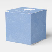 ブルーユニコーン結婚式の引き出物ボックス フェイバーボックス (正面サイド)