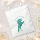 ブルーユニコーン誕生日 フェイバーバッグ (クリップ留めされた状態)