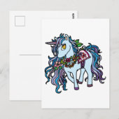 ブルーユニコーン ポストカード (正面/裏面)