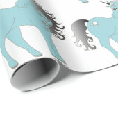 ブルーユニコーン ラッピングペーパー (ロールコーナー)