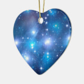 ブルーユニバーススターズ+あなたのアイディア セラミックオーナメント (左)