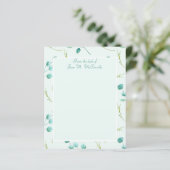 ブルーユーカリ個人文房具またはビジネス文房具 (スタンド正面)