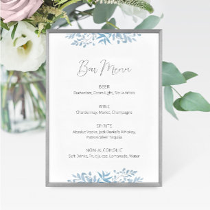 ブルーユーカリ結婚のバーメニュー記号