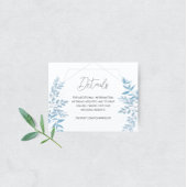ブルーユーカリ結婚の詳細エンクロージャカード エンクロージャーカード