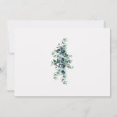 ブルーユーカリ結婚グ 招待状 (裏面)