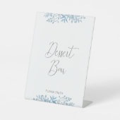 ブルーユーカリ結婚プスバー台座サイン 台座サイン (正面)