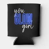 ブルーユーグローガールクーラーボックス 缶クーラー (正面)