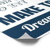 ブルーユー得このやる気を起こさせる引用文 ポスター (角)