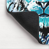 ブルーライオンヘッドマウスパッド | ライオンマウスパッド マウスパッド (コーナー)