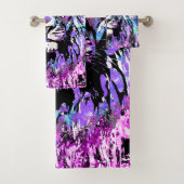 ブルーライオンヘッド – リアリスティックライオン – 野生生物大きな猫 バスタオルセット (インサイチュ)