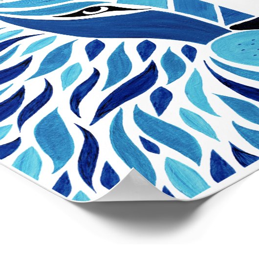 ブルーライオン ポスター (角)